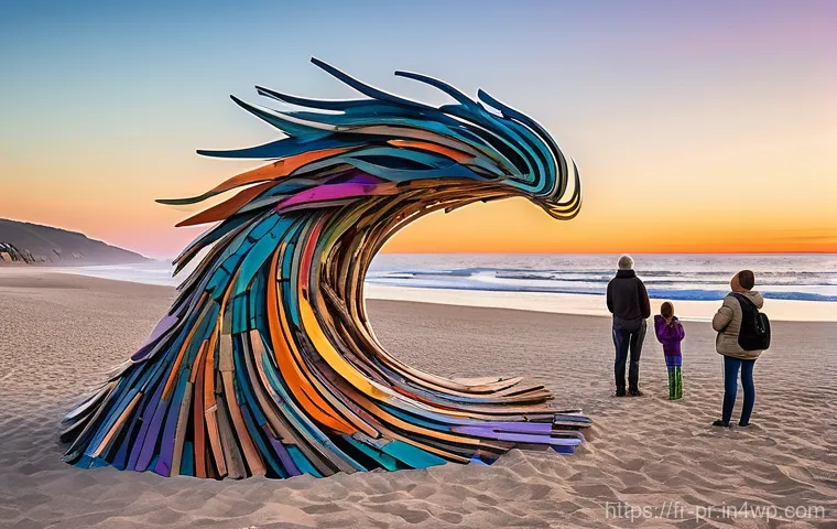 장소 특정적 예술과 환경 보호 - Prompt 1: Coastal Art Installation from Repurposed Ocean Waste** 장소 특정적 예술과 환경 보호 - Prompt 1: Coastal Art Installation from Repurposed Ocean Waste**