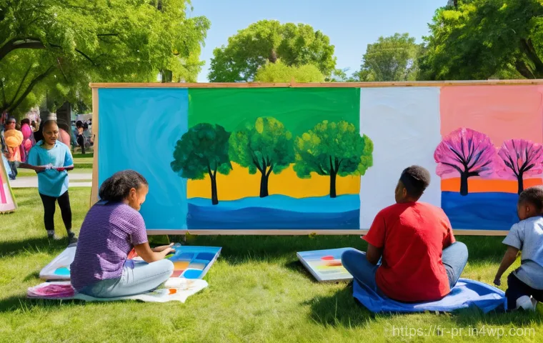 장소 특정적 예술 프로젝트의 기획 요소 - **"The Soul of the Place"**:
    A contemplative female artist, fully clothed in practical, layered ...